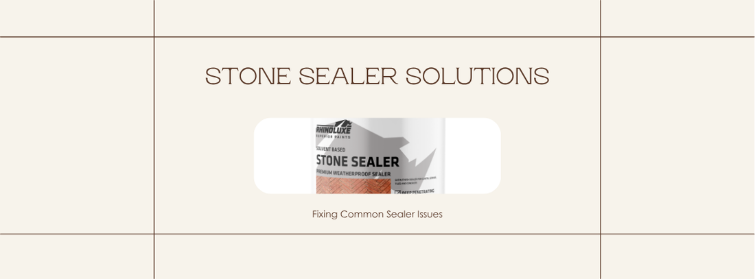 Stone sealer problems troubleshooting guide Rhinoluxe