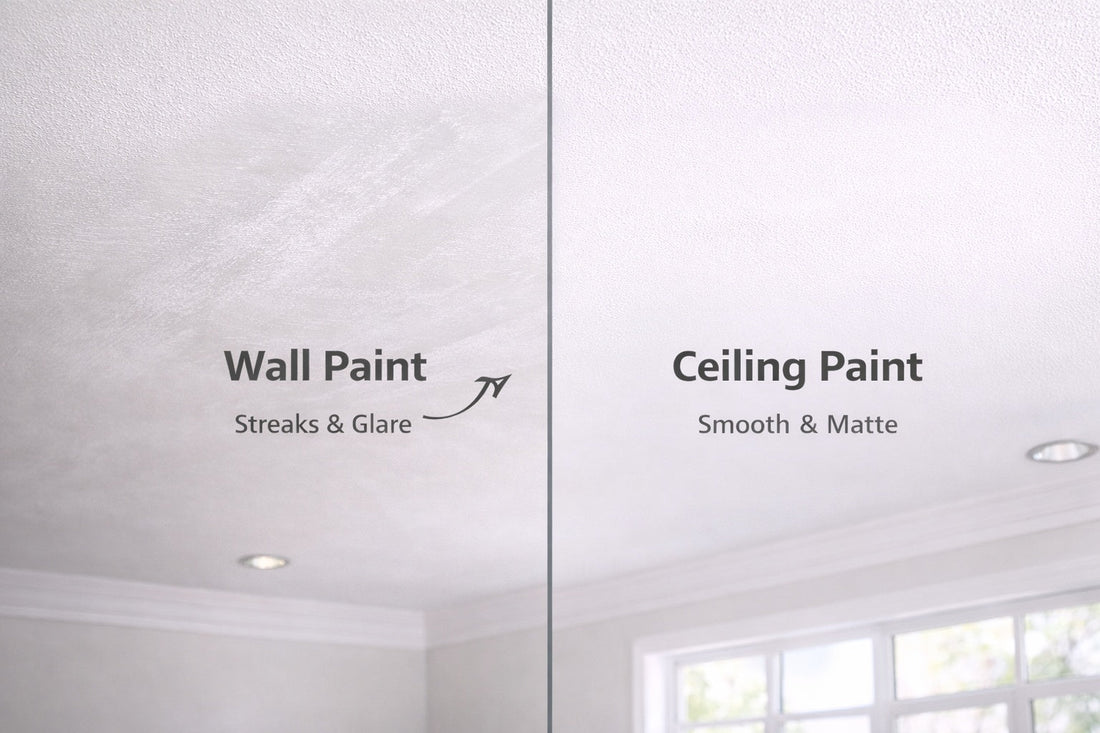 Ceiling Paint vs Wall Paint