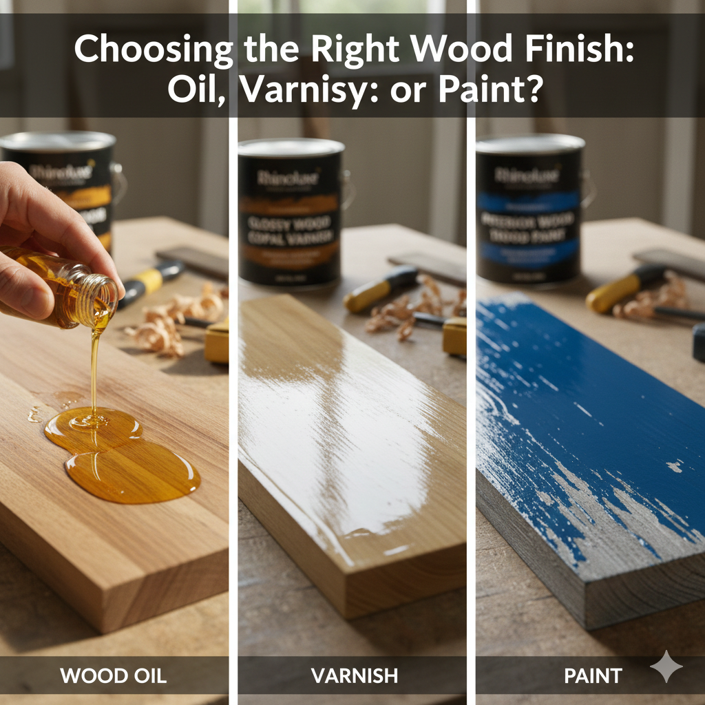 Choosing the Right Wood Finish: Oil, Varnish, or Paint?