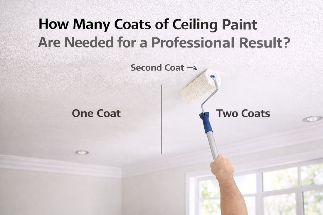 How Many Coats of Ceiling Paint