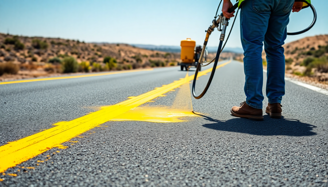 best road marking paint features