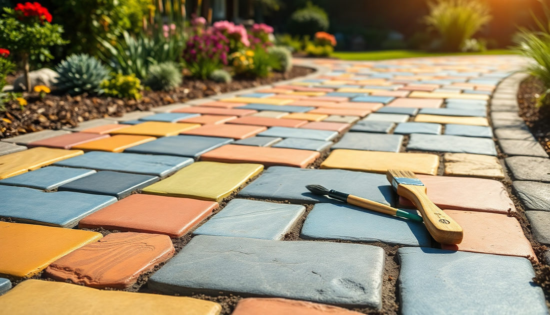 outdoor paving paint tips