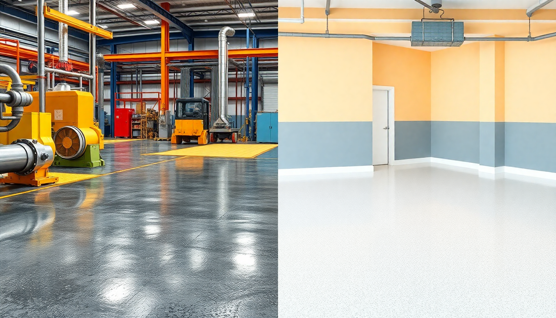 industrial vs home floor paint
