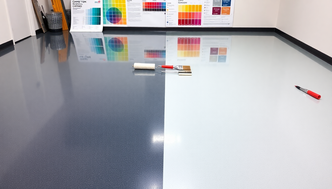 epoxy vs enamel floor paint