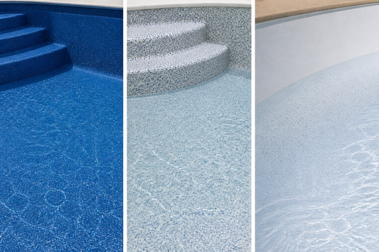 Comparison of different swimming pool interior finishes
