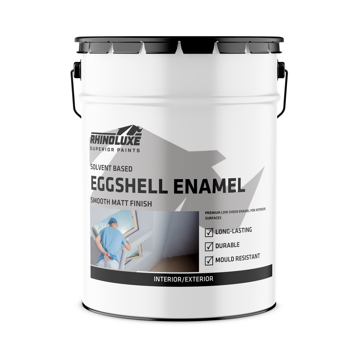 Eggshell Enamel Paint | Low Luster Finish | Rhinoluxe