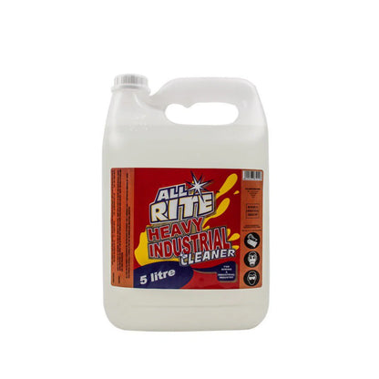 All-Rite cleaner spray application on stainless steel