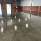 Stone Sealer on warehouse floor showing durable high-gloss concrete protection