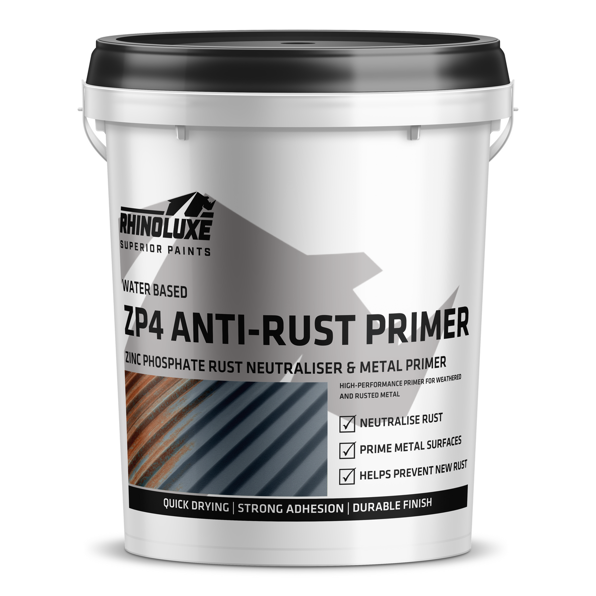 Parween Anti Rist ZP4 Anti-Rust Primer 5L & 20L | Metal & Roofs | Rhinoluxe