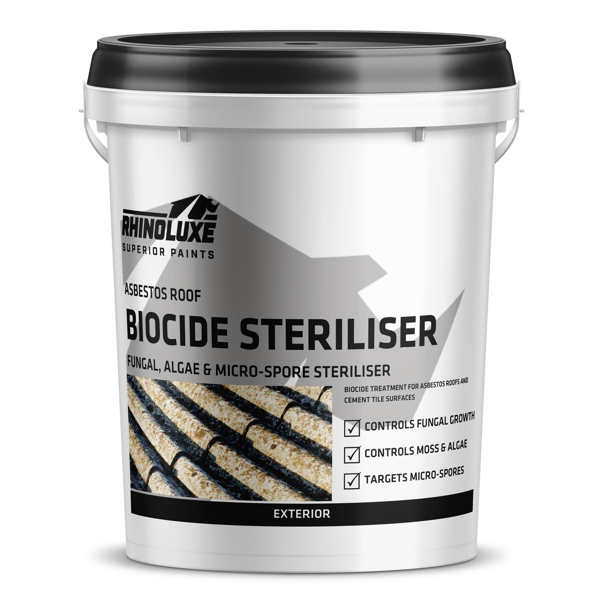 Rhinoluxe Biocide Steriliser for roof moss and algae