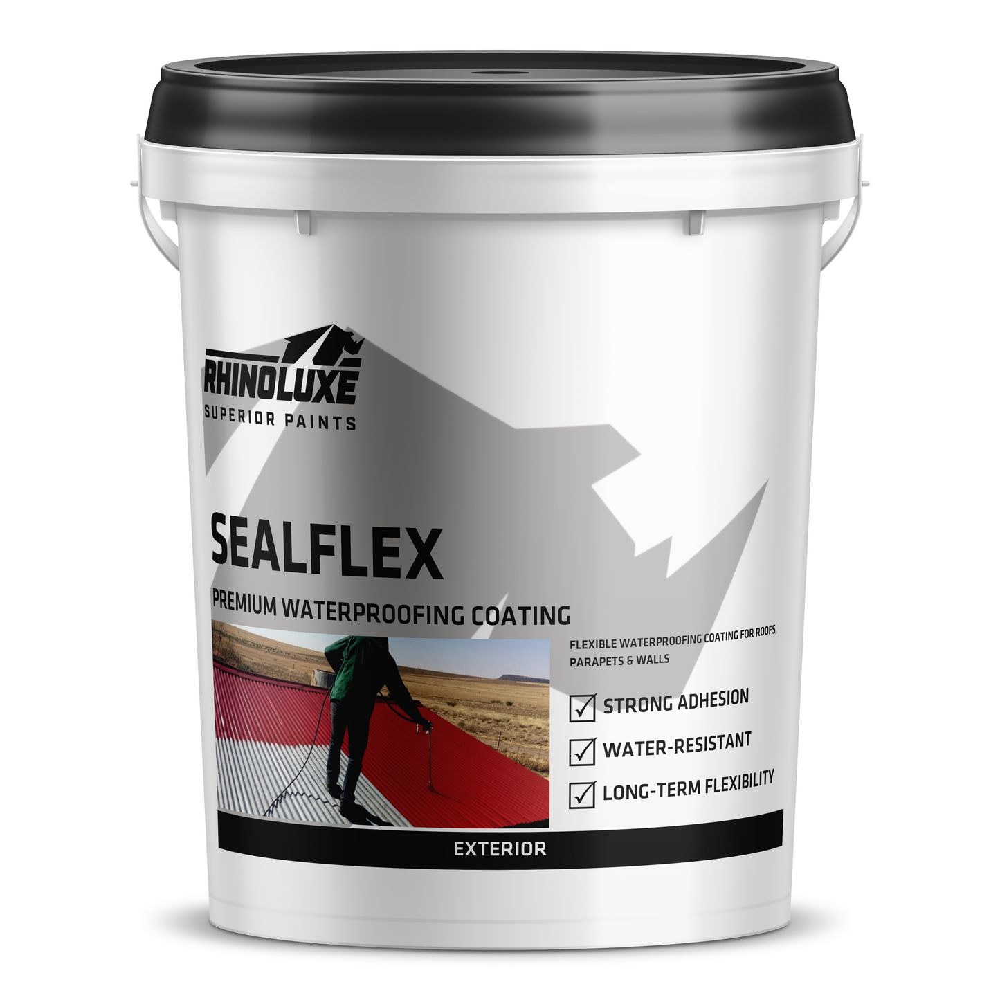 Rhinoluxe SealFlex flexible waterproofing coating