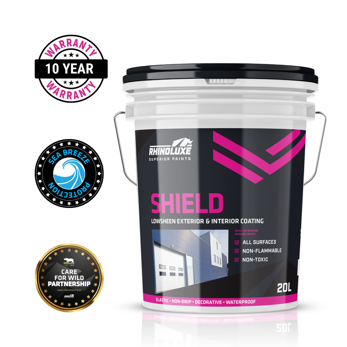 Design Waterproof Shield Buy Shield | Premium Waterproof Paint for Roofs and Walls | Rhinoluxe